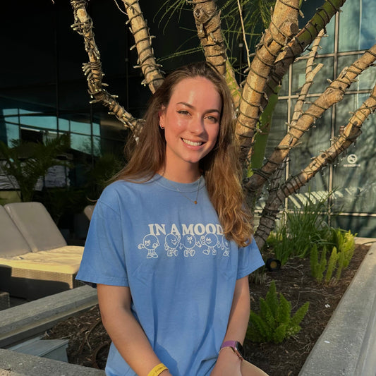 In a Mood T-shirt - Blue