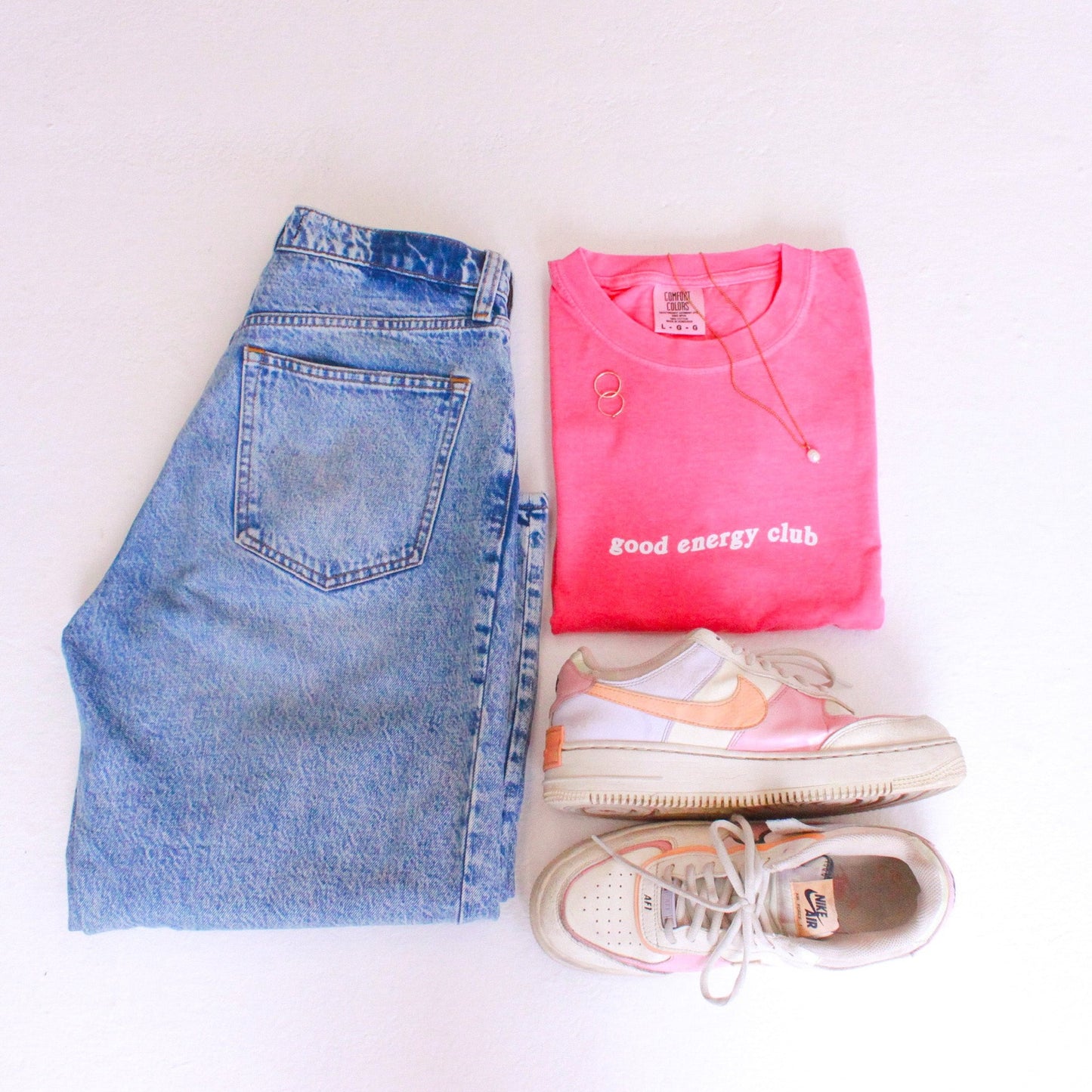 Good Energy Club T-shirt - Pink