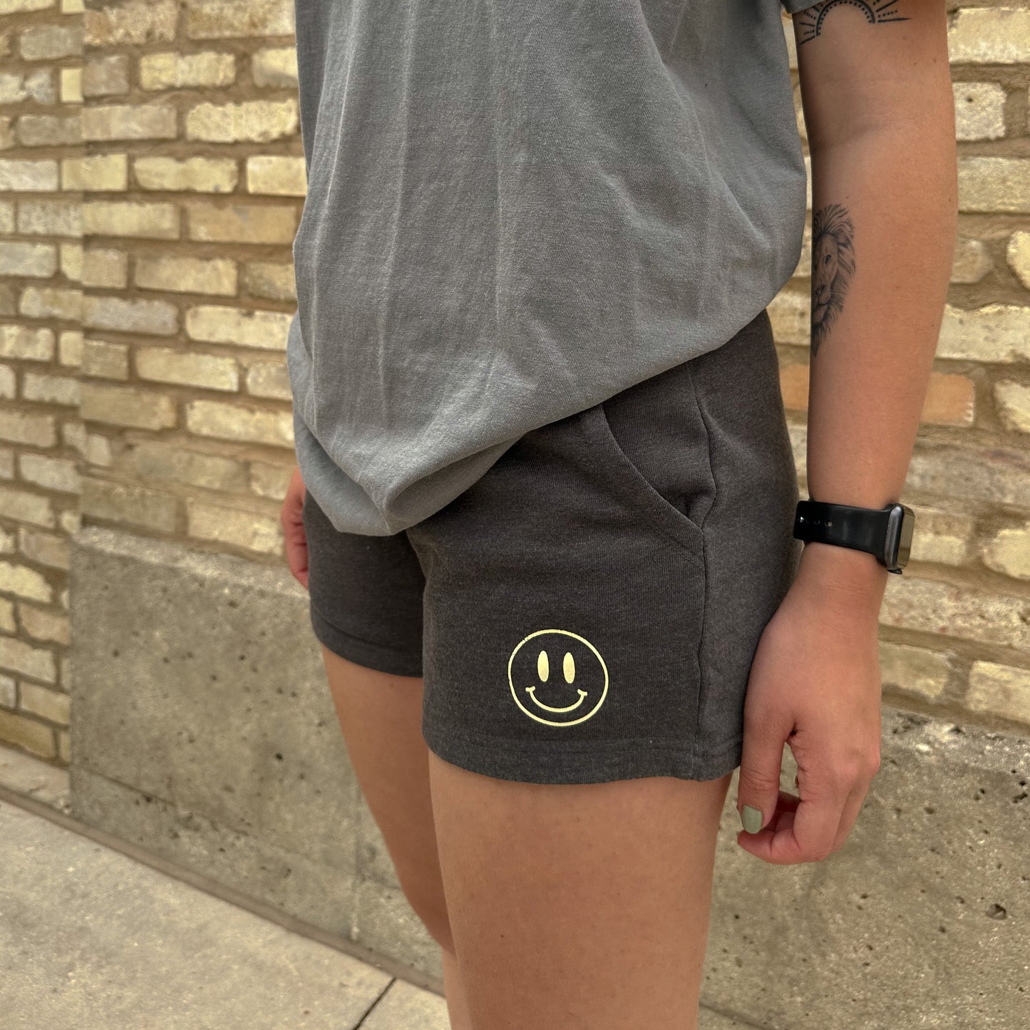 Happy Face Sweatshorts