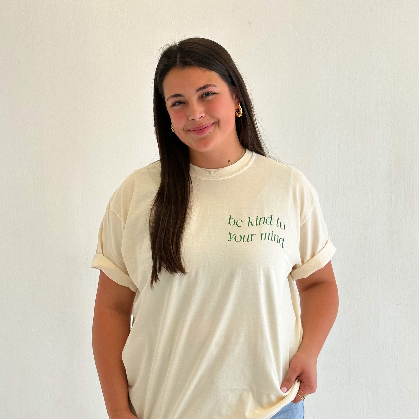 Mental Health Matters T-shirt - Ivory