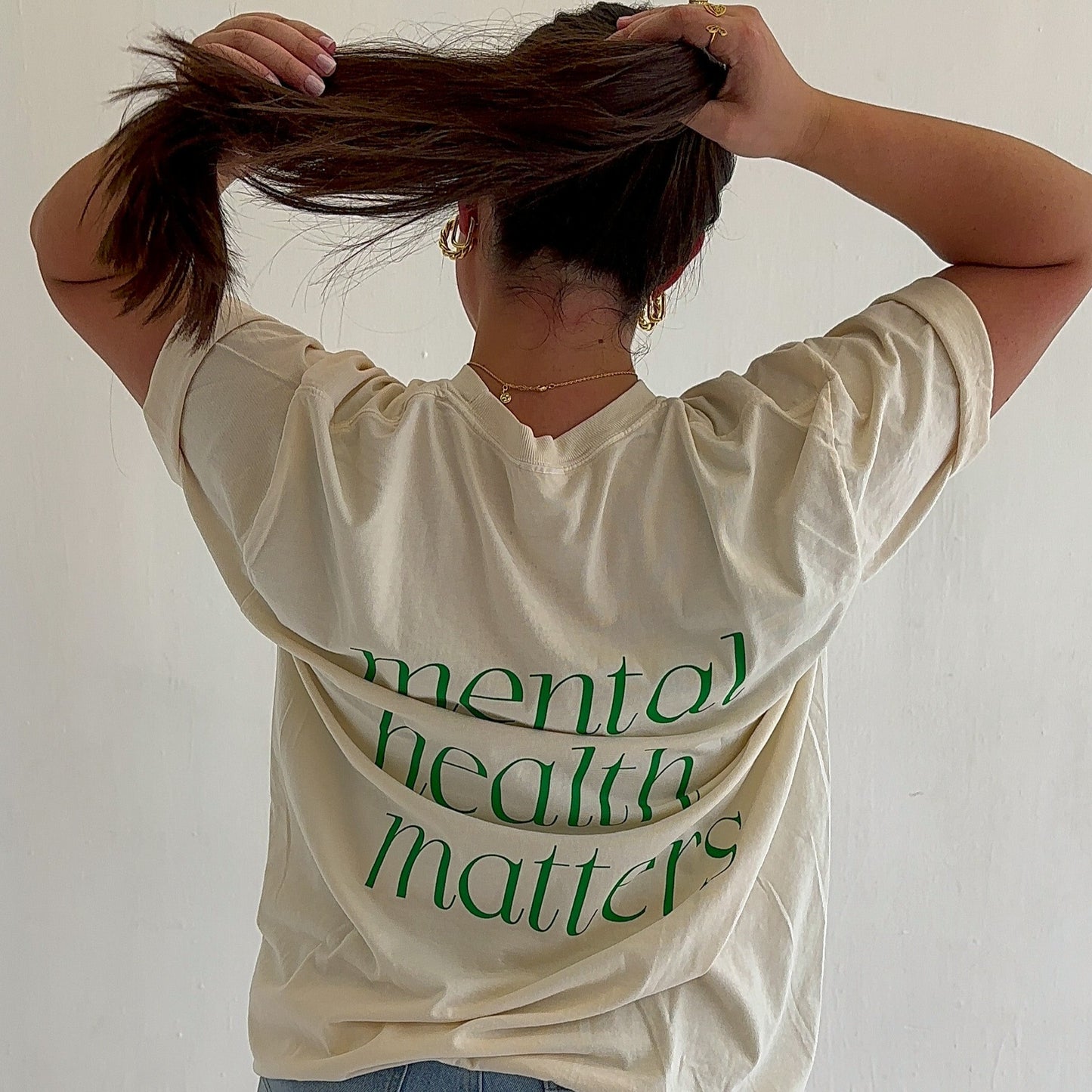 Mental Health Matters T-shirt - Ivory