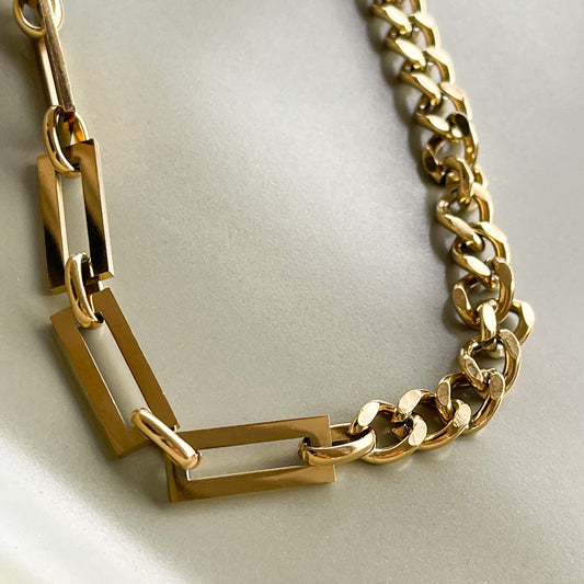 Multi-type Chain Necklace