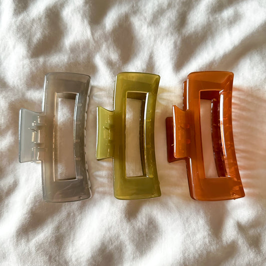 Large Claw Clips - Jelly