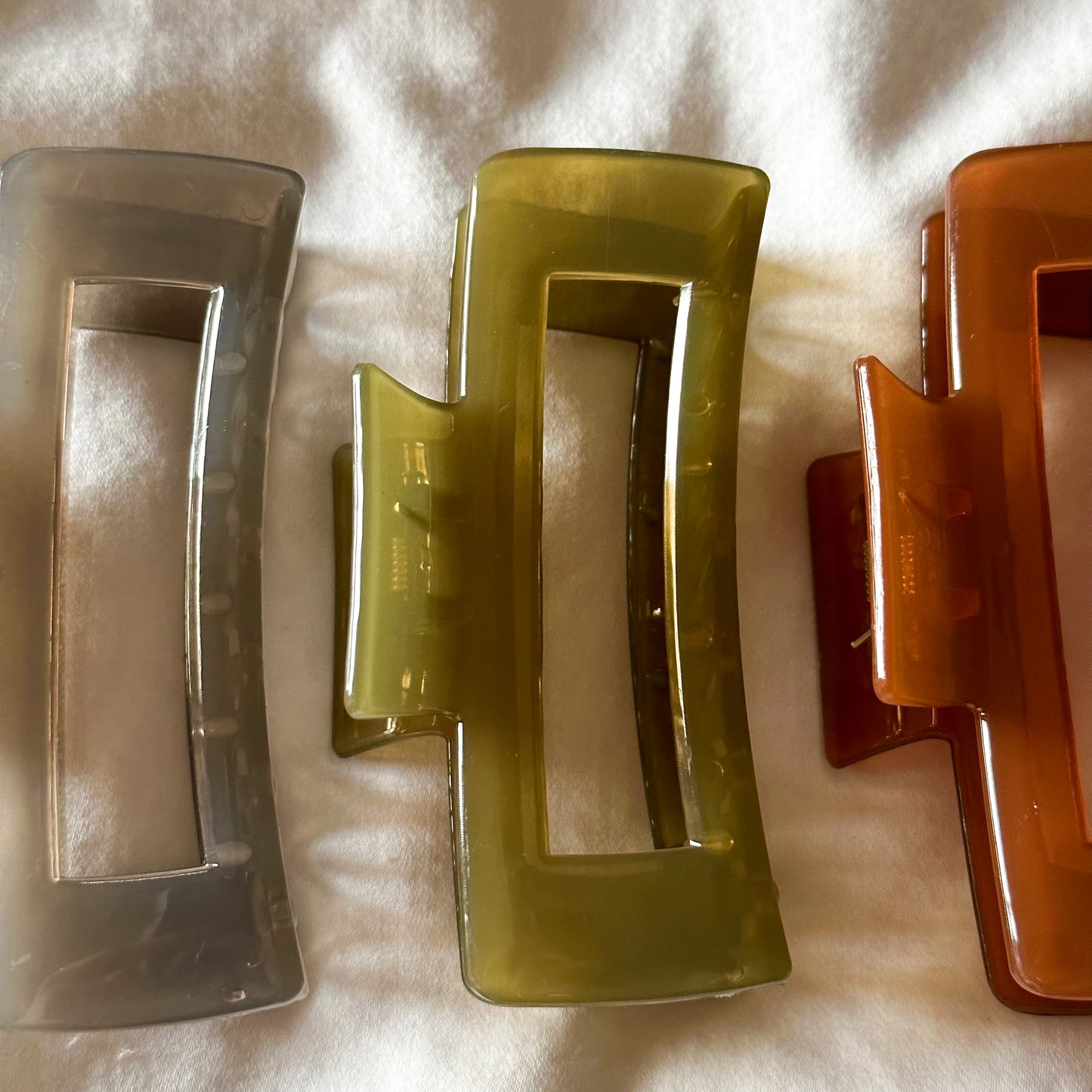Large Claw Clips - Jelly