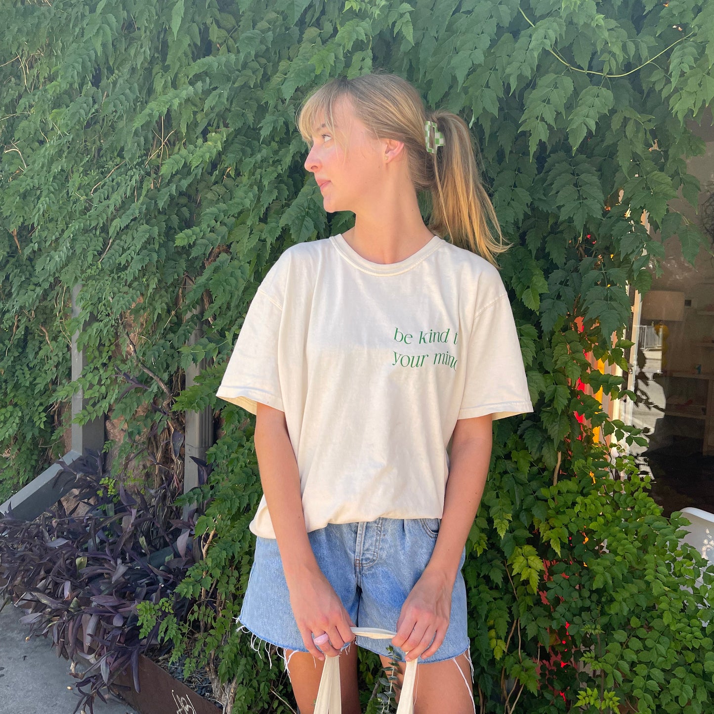 Mental Health Matters T-shirt - Ivory