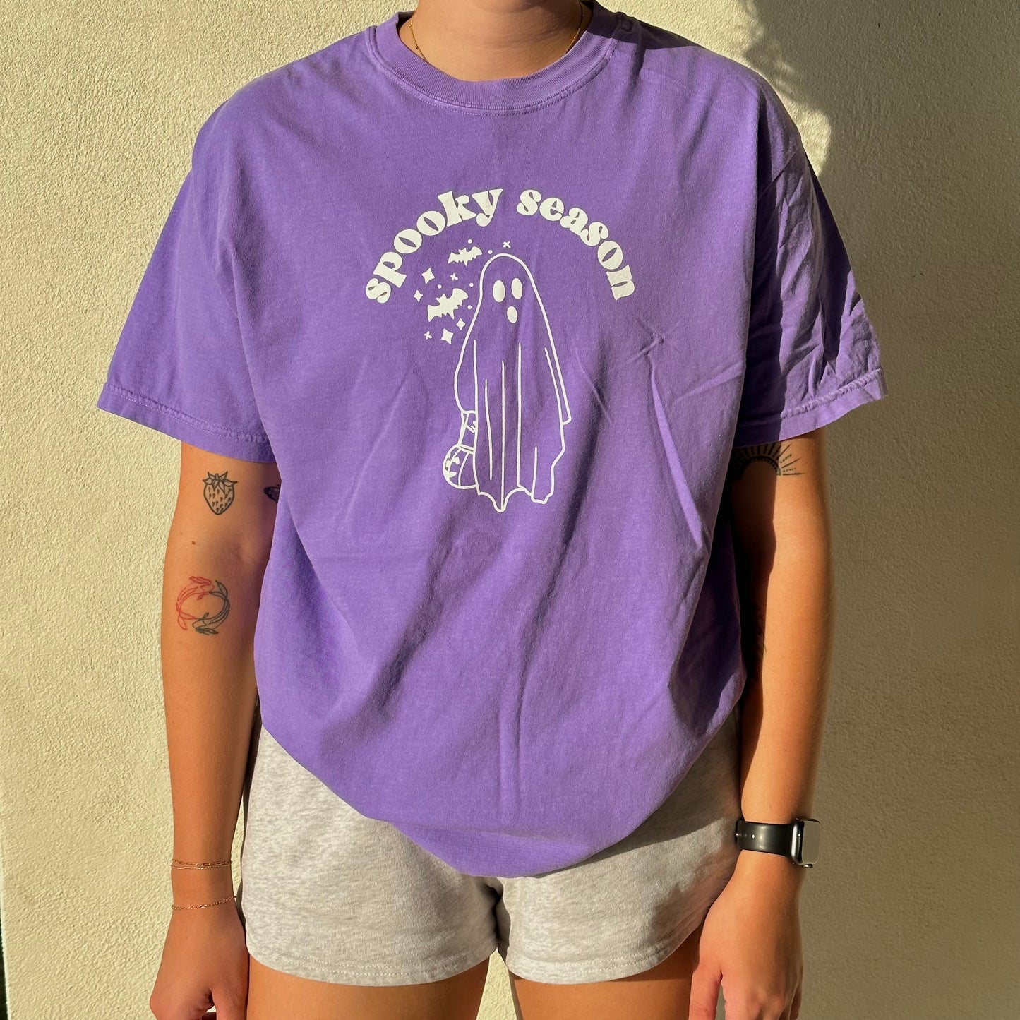 Spooky season T-shirt - Purple