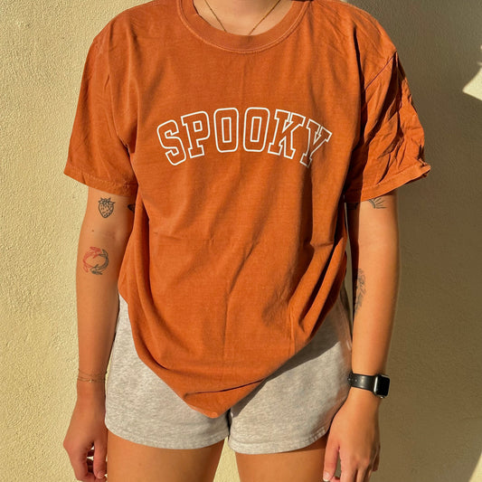Spooky T-shirt - Burnt Orange