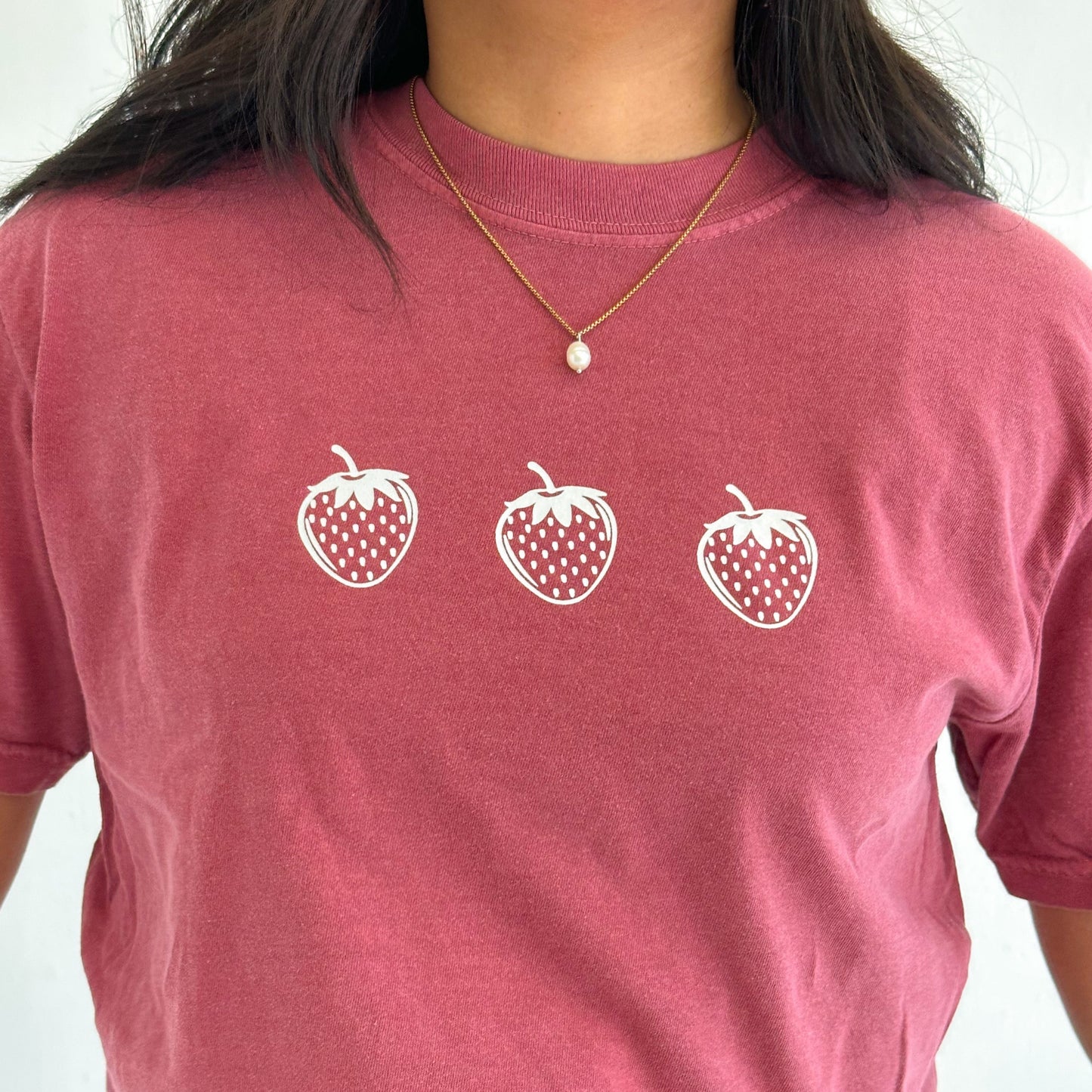 Strawberries T-shirt - Red