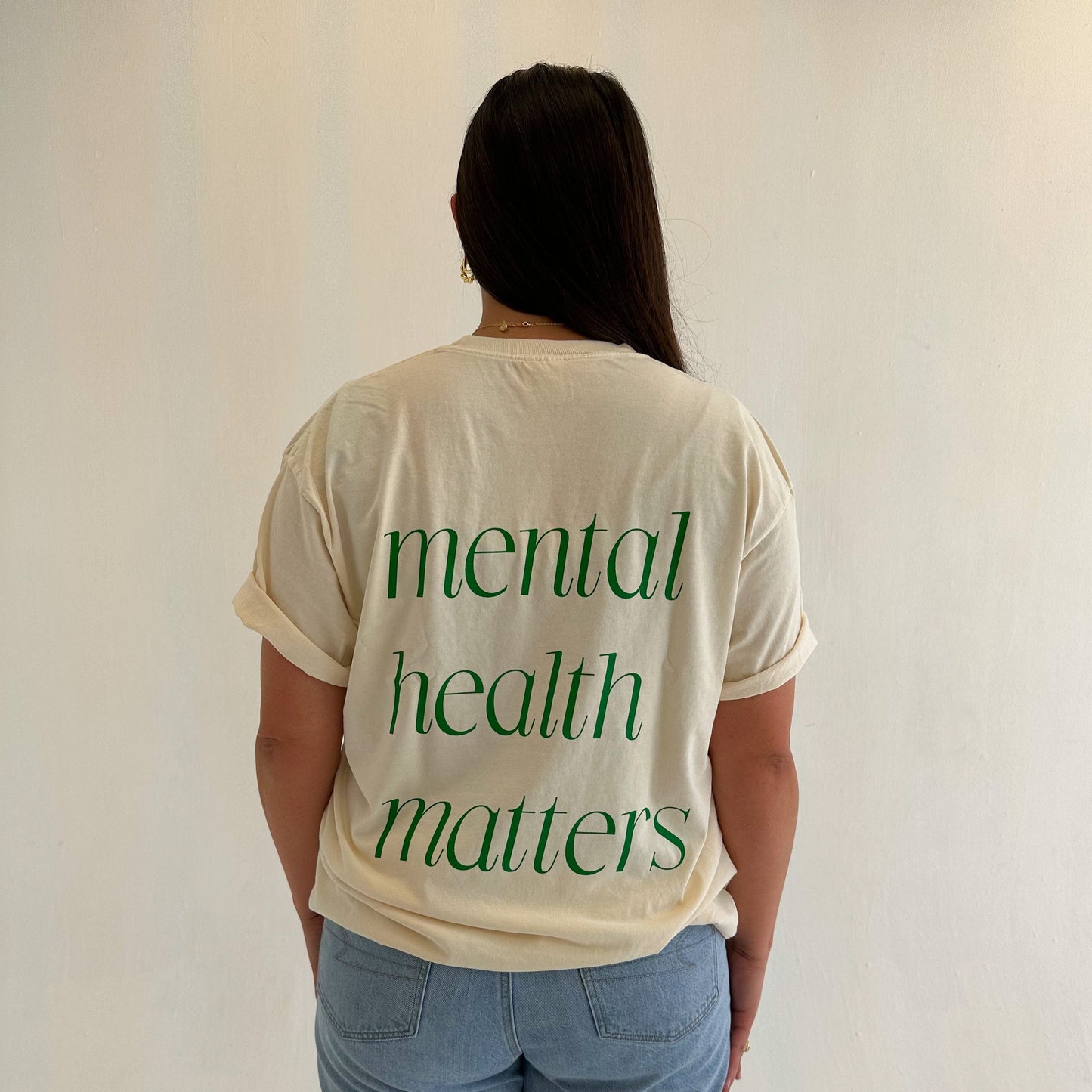 Mental Health Matters T-shirt - Ivory