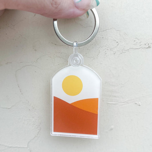 Desert Sun Keychain