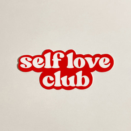 self love club sticker