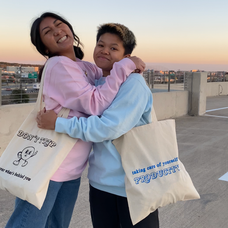 Taking care of yourself is productive tote bag
