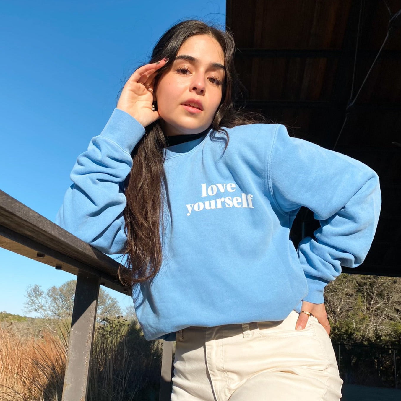Show yourself more love sweatshirt