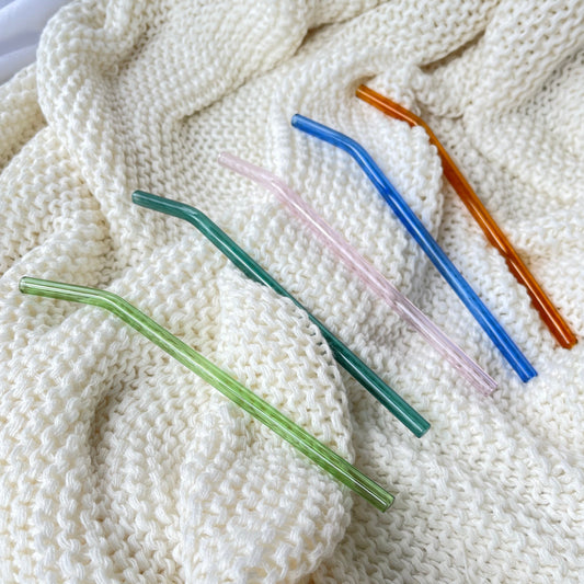 Glass straws - bent