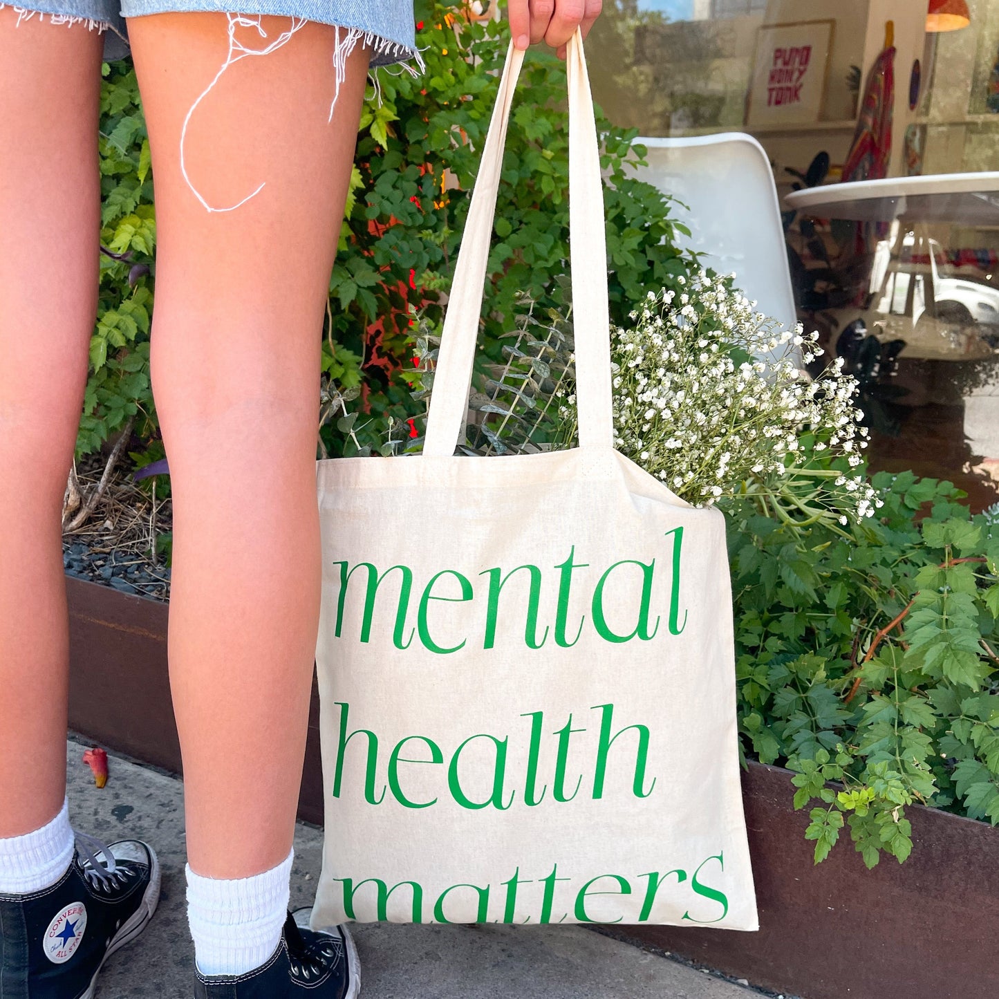 Mental health matters tote bag